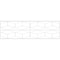 Ekena Millwork Set of Four Panels for 94 1/2"W x 28 1/4"H Pueblo Fretwork Wainscot Wall Paneling WPKP14X01X47PBL - alternate 4